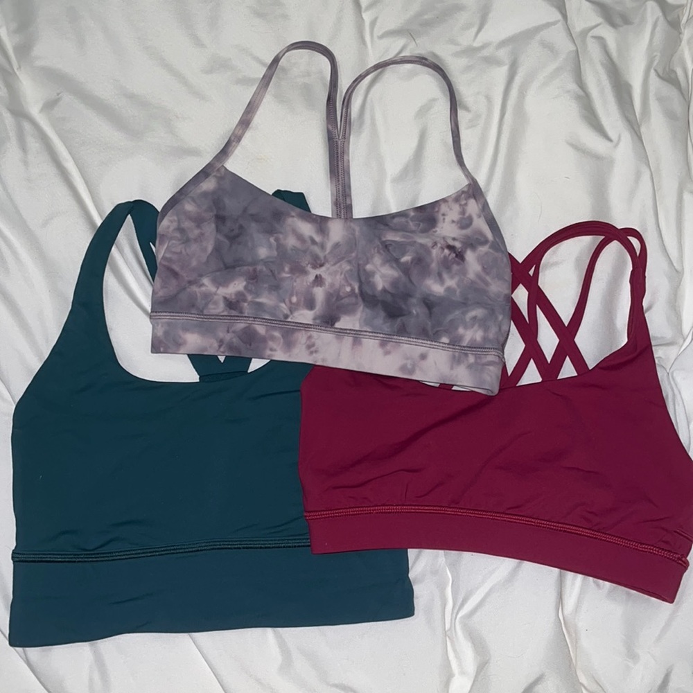LOT OF 3 Lululemon bras
